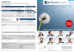 erhalten Sie das Veranstaltungsprogramm zum