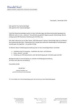 Info - Sachverst&auml;ndigenb&uuml;ro Harald Sexl