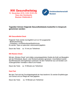 IKK Gesundheitstag