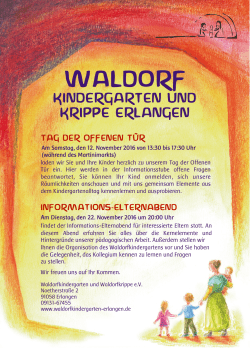 12. November 2016 - Waldorfkindergarten Erlangen
