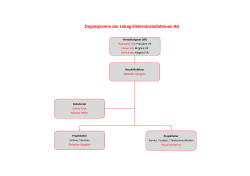 Organisation - Lebag Elektroinstallationen AG, Wettingen