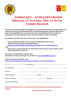 Informationen - Fortuna B&auml;retswil Grizzlys