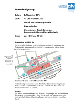 Infos zum Ablauf
