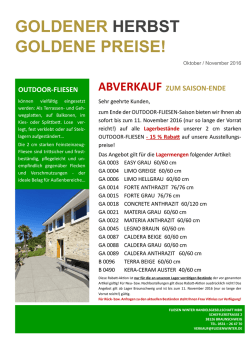 goldener herbst goldene preise!