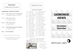 GemeindeNews NovemberDezember.pages