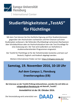 TestAS - Hochschule Flensburg