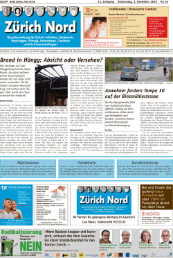 Brand in Höngg: Absicht oder Versehen?
