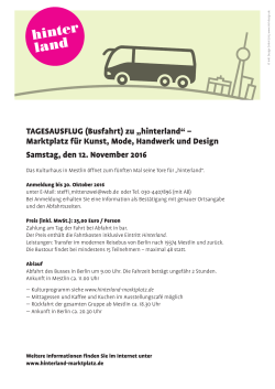 Infoblatt Busshuttle