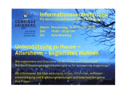 Informationsveranstaltung