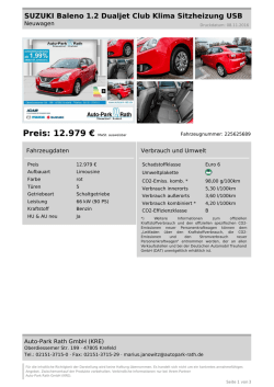 Inserat drucken - bei der Auto