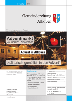 Gemeindezeitung Alkoven