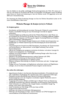 der Stellenanzeige als PDF.