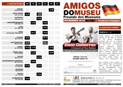 November - Amigos do Museu