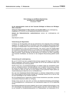 Drucksachen allgemein - Niedersächsischer Landtag