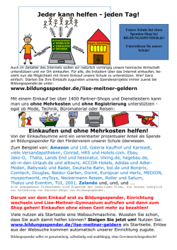 Bildungsspender - Lise-Meitner