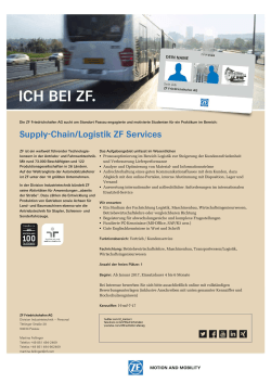 Supply-Chain/Logistik ZF Services