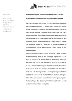 Innenstadt - Stadt Weiden in der Oberpfalz