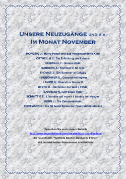 Neuzugänge