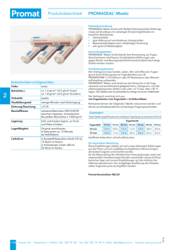 Promaseal - Mastic
