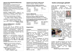 Deutsch lernen in Stuttgart (2017)