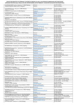 Tel. 0911 616519 AGGELIS Dimitrios/ Plettstr.24/81735 München