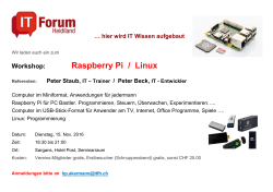 Workshop: Raspberry Pi / Linux