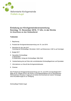 Einladung