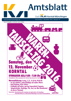 l at nr o k. www Donnerstag, 3. November 2016 - Korntal