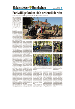 Haldensleber Rundschau - Gartentr&auml;ume &ndash; Historische Parks in
