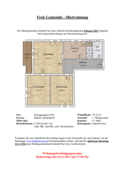 Informationen Roseggergasse 29/6