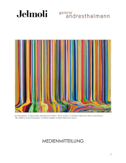 Jelmoli Medienmitteilung