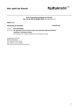 Hier spielt die Klassik