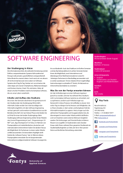software engineering - Fontys International Campus Venlo