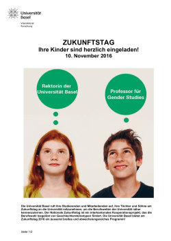 Info Zukunftstag 2016