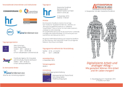 Flyer - Impulstagung