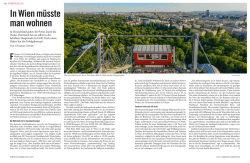 In Wien m&uuml;sste man wohnen