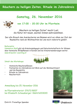 26. November 2016, 17.00