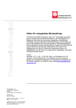 Informationen - Caritas Oberhausen