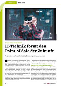 IT-Technik formt den Point of Sale der Zukunft