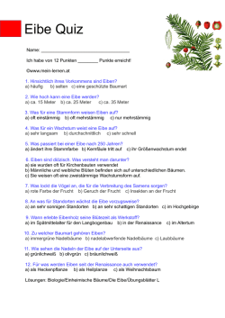 Eibe Quiz - Mein Lernen