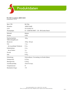 TK Chili rot gehackt ARDO 26422 Basis VPE: Btl 250g Hersteller