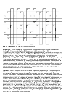 Das Kreuzworträtsel als PDF