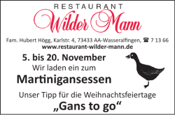 Restaurant Wilder Mann