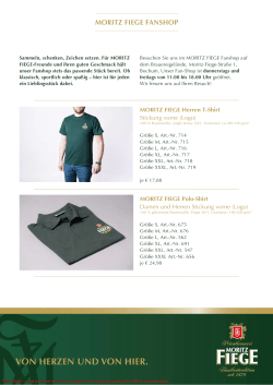 Katalog - Moritz Fiege