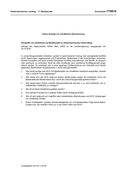 Drucksachen allgemein - Nieders&auml;chsischer Landtag