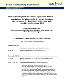 Programm - Baden-Württemberg International