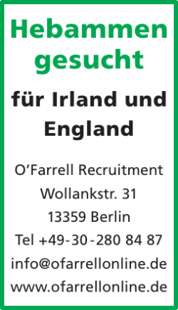 Hebammen gesucht