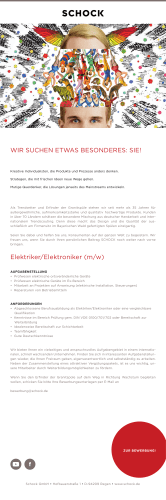 Elektriker/Elektroniker (m/w) - Stellenmarkt