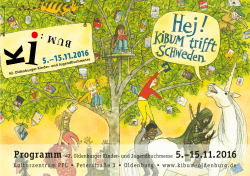 Programm für 1 - KIBUM Oldenburg