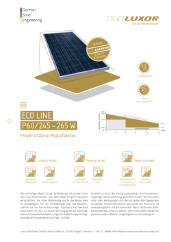 DE - Luxor Solar